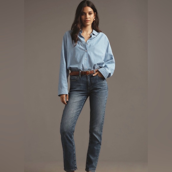 Anthropologie “Pilcro” The Slim Boyfriend Mid Rise Relaxed Jeans - Picture 5 of 6